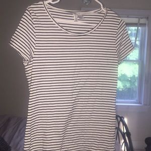 Black and white striped shirt
